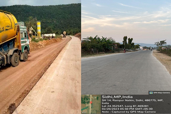 Rampur Naikin Gaddi Rewa CC Road Project